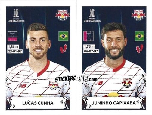 Figurina Lucas Cunha / Juninho Capixaba - Conmebol Copa Libertadores 2024 n. 451 - Panini