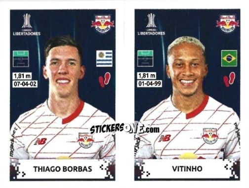 Sticker Thiago Borbas / Vitinho - Conmebol Copa Libertadores 2024 n. 456 - Panini