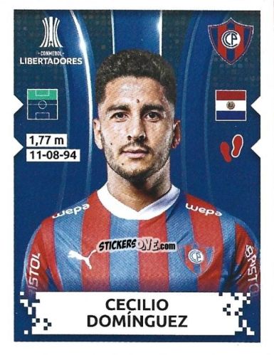 Sticker Cecilio Dominguez - Conmebol Copa Libertadores 2024 n. 190 - Panini