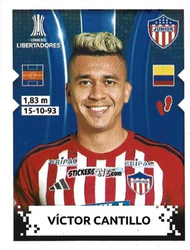 Figurina Victor Cantillo - Conmebol Copa Libertadores 2024 n. 347 - Panini