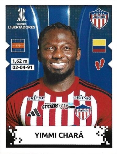 Figurina Timmi Chara - Conmebol Copa Libertadores 2024 n. 349 - Panini