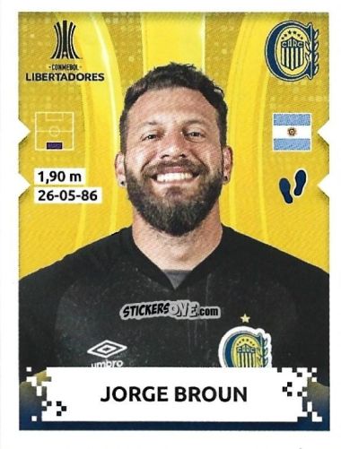 Cromo Jorge Broun - Conmebol Copa Libertadores 2024 n. 354 - Panini