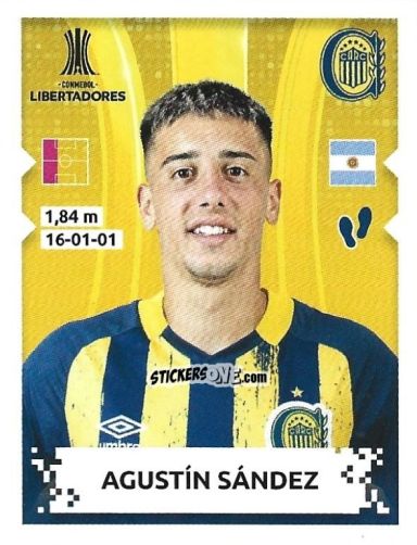 Cromo Agustin Sandez - Conmebol Copa Libertadores 2024 n. 359 - Panini