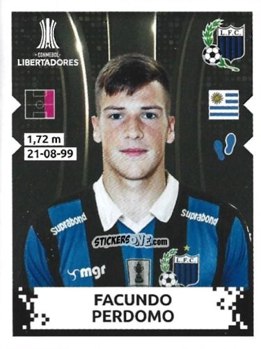 Cromo Facundo Perdomo - Conmebol Copa Libertadores 2024 n. 387 - Panini