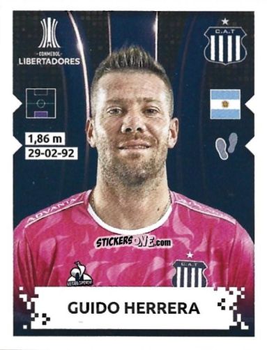 Figurina Guido Herrera - Conmebol Copa Libertadores 2024 n. 402 - Panini