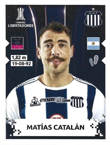 Figurina Matias Catalan - Conmebol Copa Libertadores 2024 n. 406 - Panini