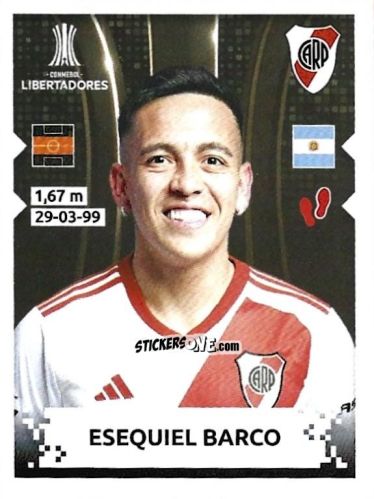 Sticker Esequiel Barco - Conmebol Copa Libertadores 2024 n. 23 - Panini
