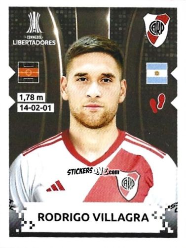Sticker Rodrigo Villagra - Conmebol Copa Libertadores 2024 n. 28 - Panini