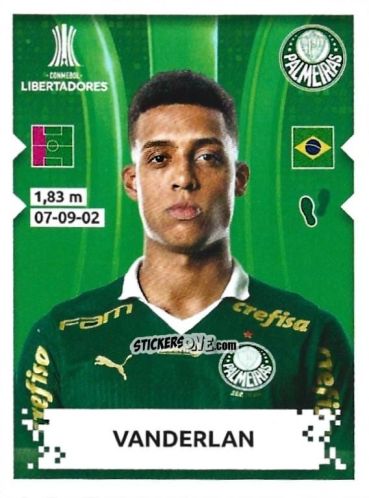 Figurina Vanderlan - Conmebol Copa Libertadores 2024 n. 57 - Panini