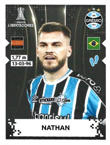 Cromo Nathan - Conmebol Copa Libertadores 2024 n. 75 - Panini