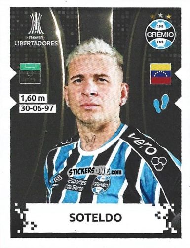 Cromo Soteldo - Conmebol Copa Libertadores 2024 n. 80 - Panini
