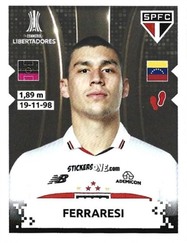 Cromo Ferraresi - Conmebol Copa Libertadores 2024 n. 87 - Panini