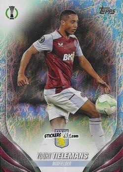 Sticker Youri Tielemans - UEFA Club Competitions 2023-2024. Jade Edition
 n. 108 - Topps