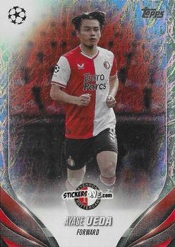 Sticker Ayase Ueda - UEFA Club Competitions 2023-2024. Jade Edition
 n. 138 - Topps