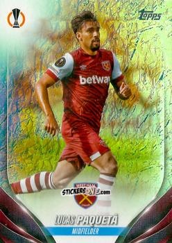 Cromo Lucas Paquetá - UEFA Club Competitions 2023-2024. Jade Edition
 n. 179 - Topps