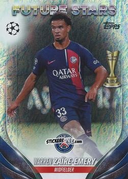 Sticker Warren Zaïre-Emery - UEFA Club Competitions 2023-2024. Jade Edition
 n. 187 - Topps