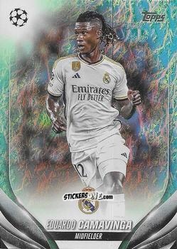Sticker Eduardo Camavinga - UEFA Club Competitions 2023-2024. Jade Edition
 n. 36 - Topps