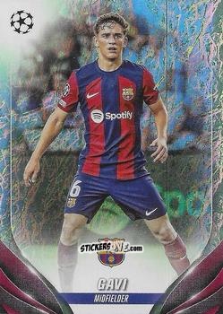 Sticker Gavi - UEFA Club Competitions 2023-2024. Jade Edition
 n. 63 - Topps