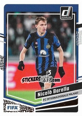 Figurina Nicolo Barella - Donruss Soccer 2023-2024
 n. 135 - Panini