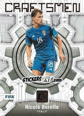 Figurina Nicolo Barella - Donruss Soccer 2023-2024
 n. CR10 - Panini