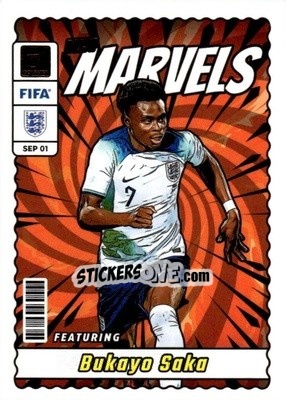 Figurina Bukayo Saka - Donruss Soccer 2023-2024
 n. NM4 - Panini