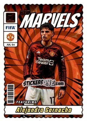 Figurina Alejandro Garnacho - Donruss Soccer 2023-2024
 n. NM14 - Panini