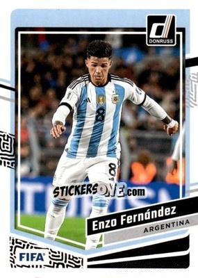Sticker Enzo Fernandez - Donruss Soccer 2023-2024
 n. 4 - Panini