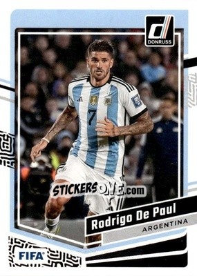 Figurina Rodrigo de Paul - Donruss Soccer 2023-2024
 n. 7 - Panini