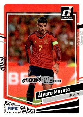 Figurina Alvaro Morata - Donruss Soccer 2023-2024
 n. 56 - Panini