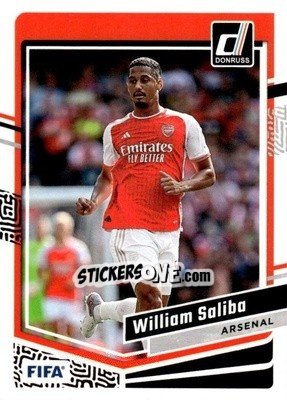 Sticker William Saliba - Donruss Soccer 2023-2024
 n. 73 - Panini