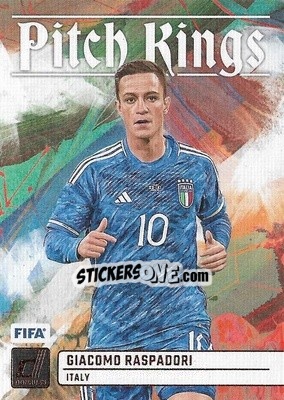 Cromo Giacomo Raspadori - Donruss Soccer 2023-2024
 n. PK24 - Panini
