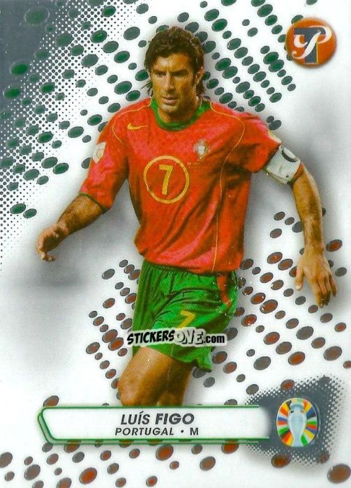 Cromo Luis Figo - Pristine Road to UEFA EURO 2024
 n. 136 - Topps