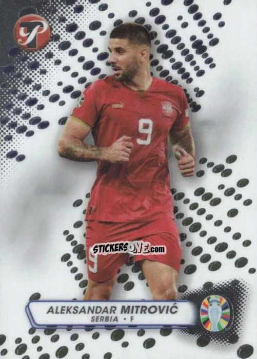 Figurina Aleksandar Mitrovic - Pristine Road to UEFA EURO 2024
 n. 155 - Topps