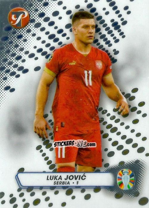 Figurina Luka Jovic - Pristine Road to UEFA EURO 2024
 n. 158 - Topps