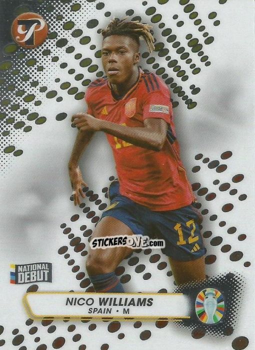 Cromo Nico Williams - Pristine Road to UEFA EURO 2024
 n. 161 - Topps