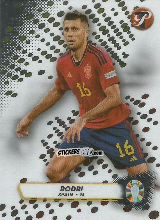 Figurina Rodri - Pristine Road to UEFA EURO 2024
 n. 167 - Topps