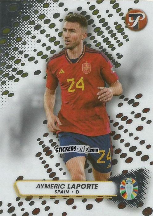 Sticker Aymeric Laporte - Pristine Road to UEFA EURO 2024
 n. 168 - Topps