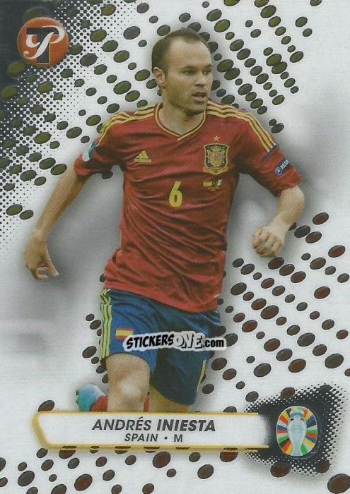 Cromo Andres Iniesta - Pristine Road to UEFA EURO 2024
 n. 170 - Topps
