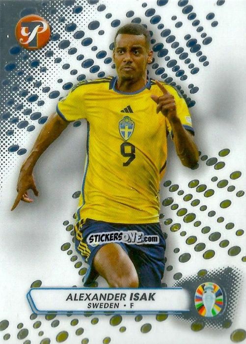 Sticker Alexander Isak - Pristine Road to UEFA EURO 2024
 n. 174 - Topps