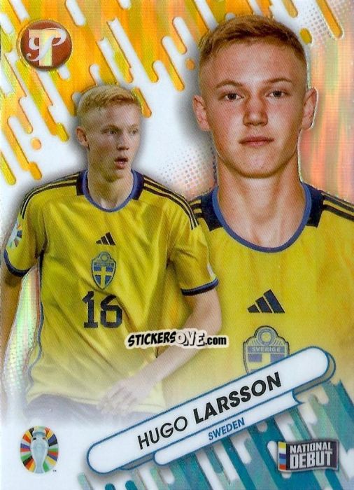 Sticker Hugo Larsson - Pristine Road to UEFA EURO 2024
 n. FF-HL - Topps