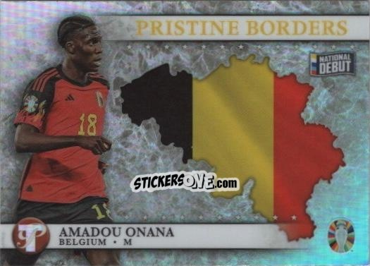 Sticker Amadou Onana - Pristine Road to UEFA EURO 2024
 n. PB-AO - Topps