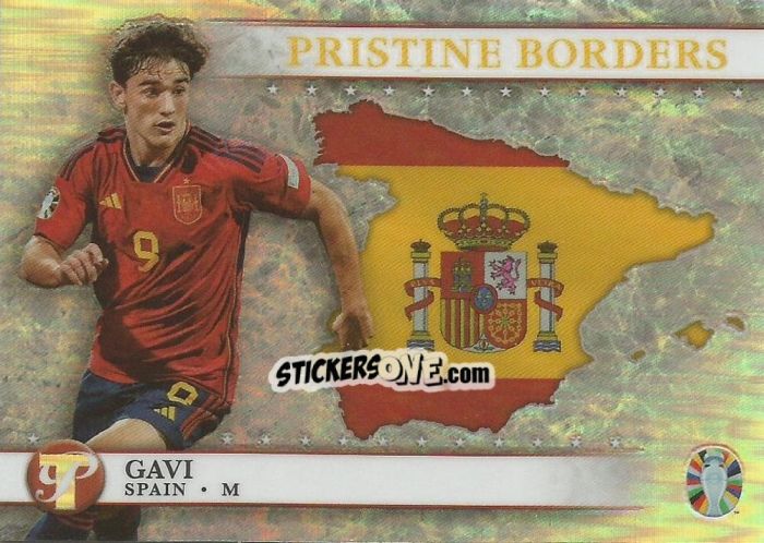 Sticker Gavi - Pristine Road to UEFA EURO 2024
 n. PB-GA - Topps