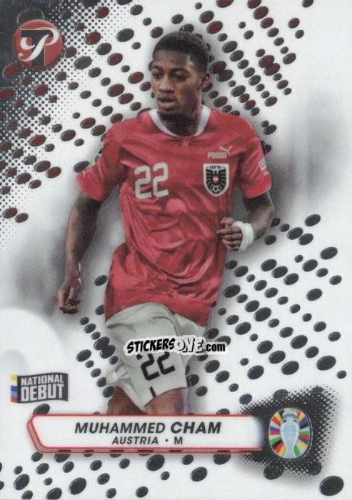 Figurina Muhammed Cham - Pristine Road to UEFA EURO 2024
 n. 5 - Topps
