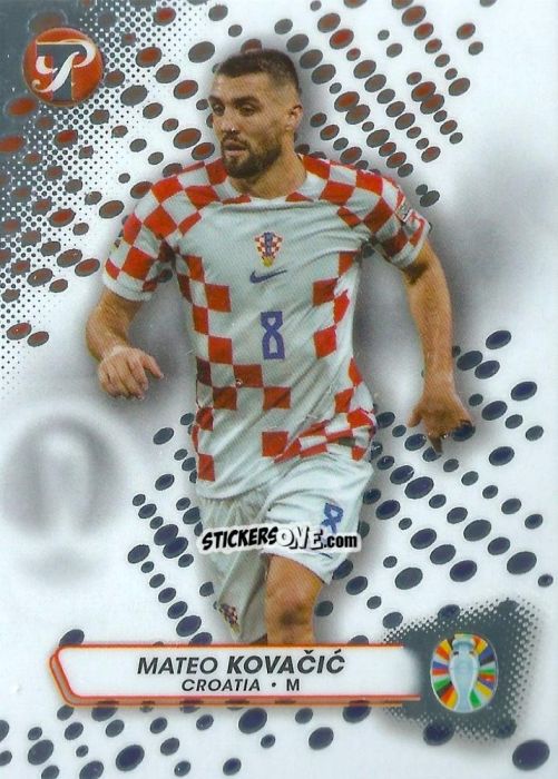 Figurina Mateo Kovacic - Pristine Road to UEFA EURO 2024
 n. 16 - Topps