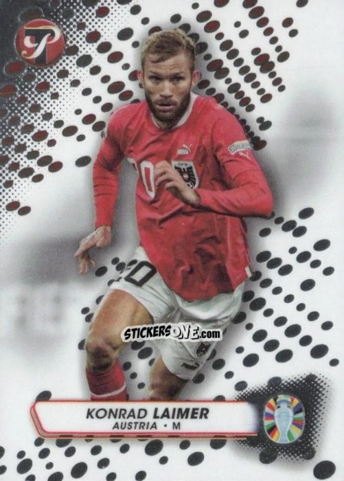 Sticker Konrad Laimer - Pristine Road to UEFA EURO 2024
 n. 72 - Topps