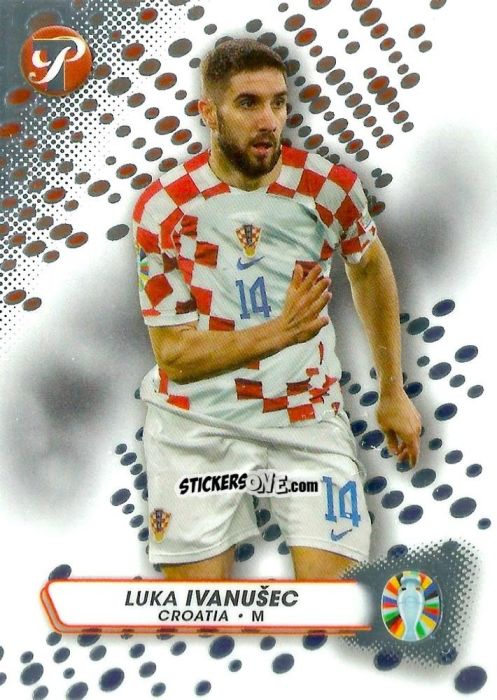 Sticker Luka Ivanusec - Pristine Road to UEFA EURO 2024
 n. 75 - Topps