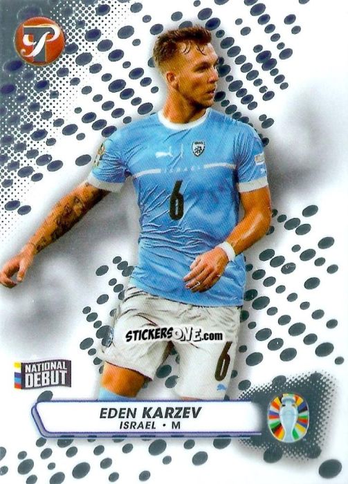 Figurina Eden Karzev - Pristine Road to UEFA EURO 2024
 n. 85 - Topps