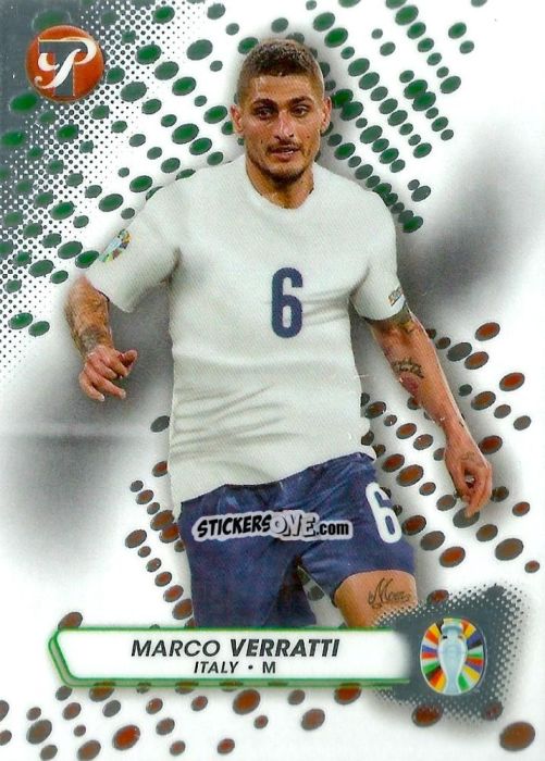 Figurina Marco Verratti - Pristine Road to UEFA EURO 2024
 n. 93 - Topps