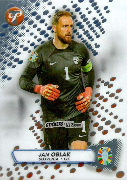 Sticker Jan Oblak - Pristine Road to UEFA EURO 2024
 n. 101 - Topps
