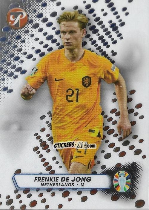 Sticker Frenkie de Jong - Pristine Road to UEFA EURO 2024
 n. 107 - Topps